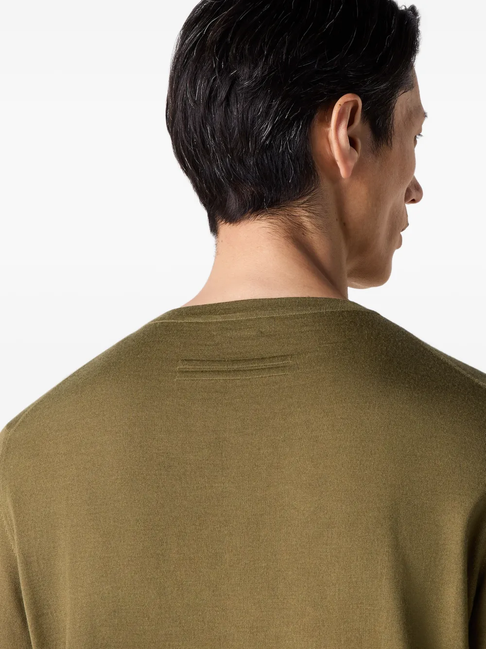 Zegna Trui met ronde hals Groen