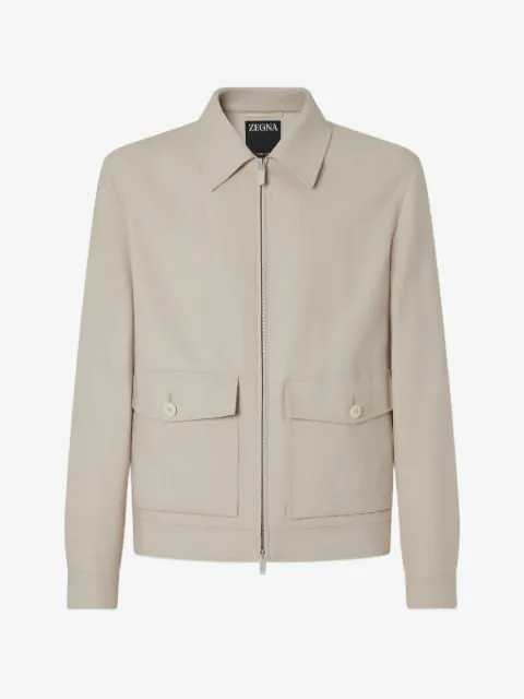 Zegna veste à poches plaquées