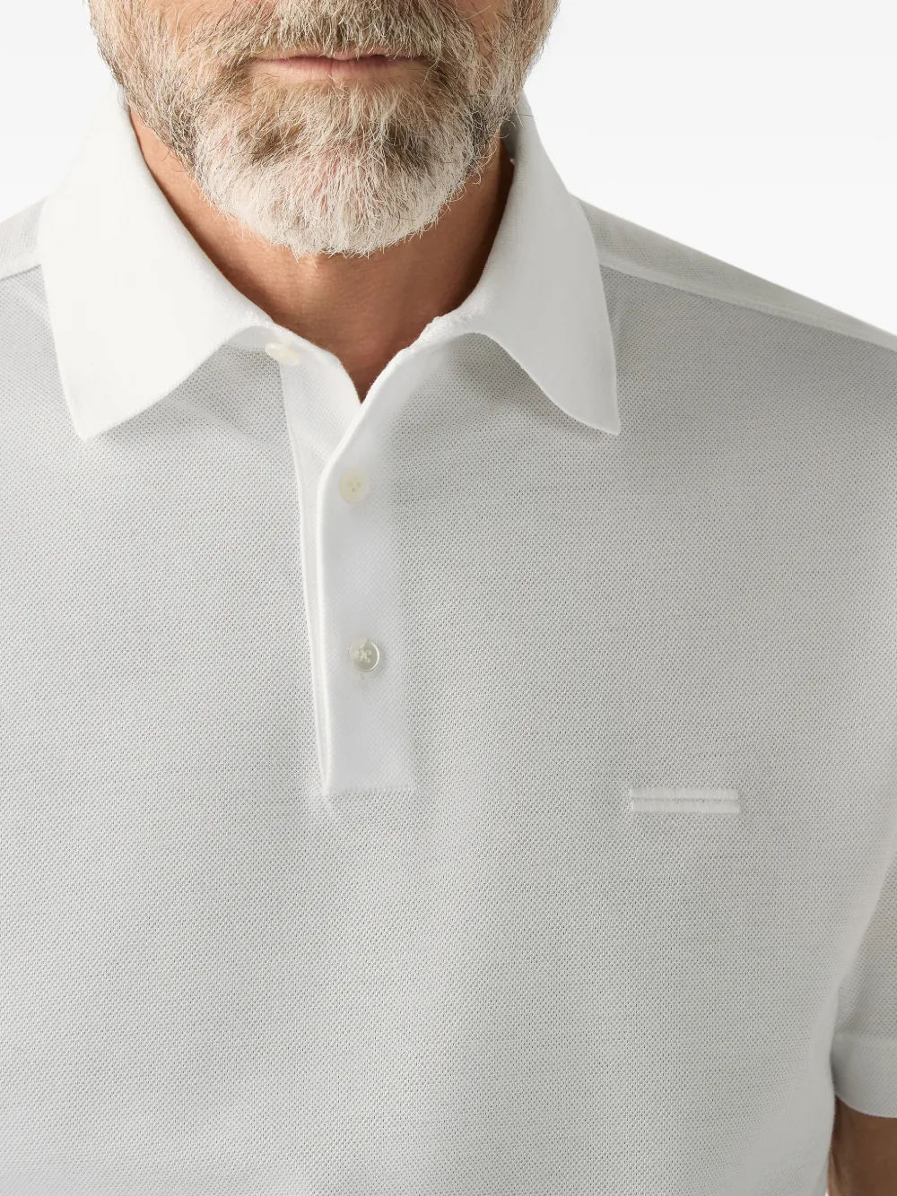 Zegna Poloshirt met korte mouwen Wit