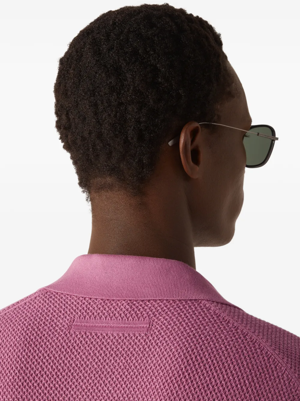 Zegna Katoenen poloshirt Roze
