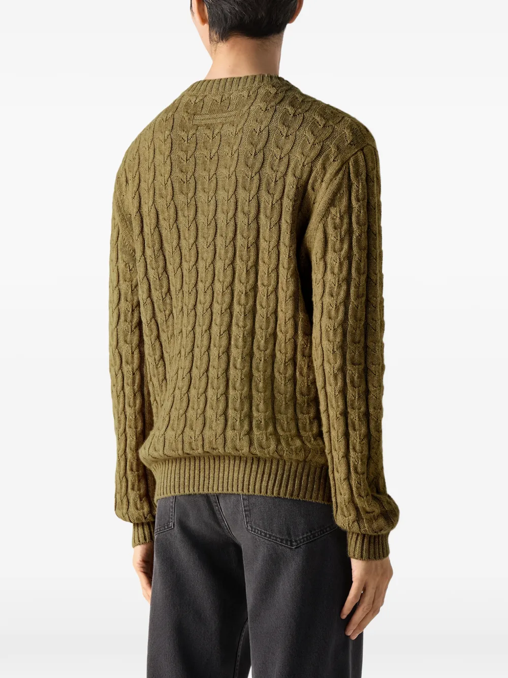  Zegna Crew-neck Sweater - Green 