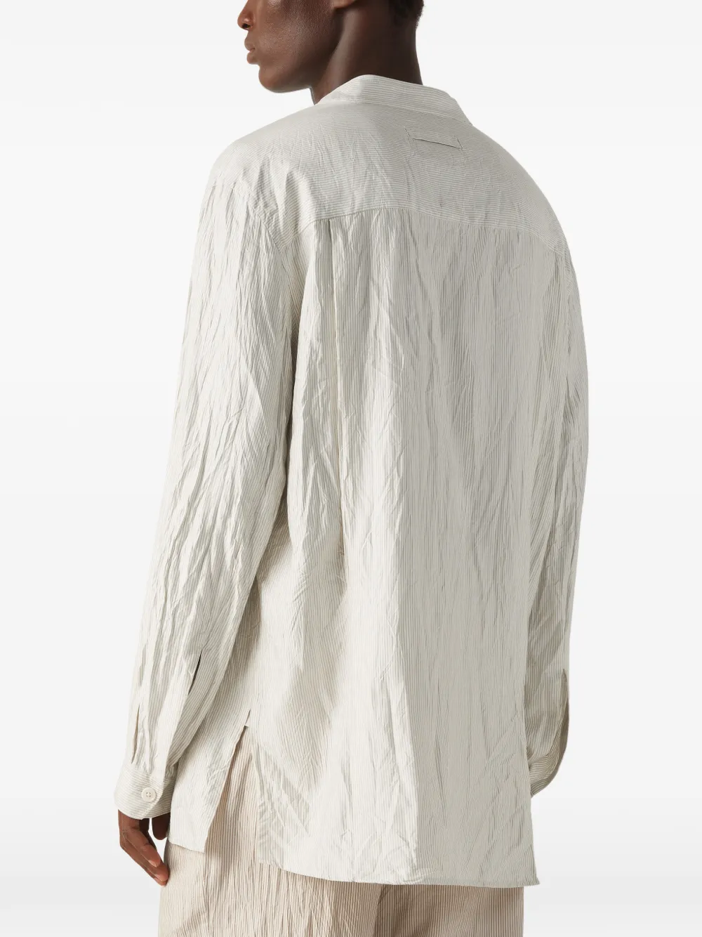 Zegna Gestreept overhemd Wit