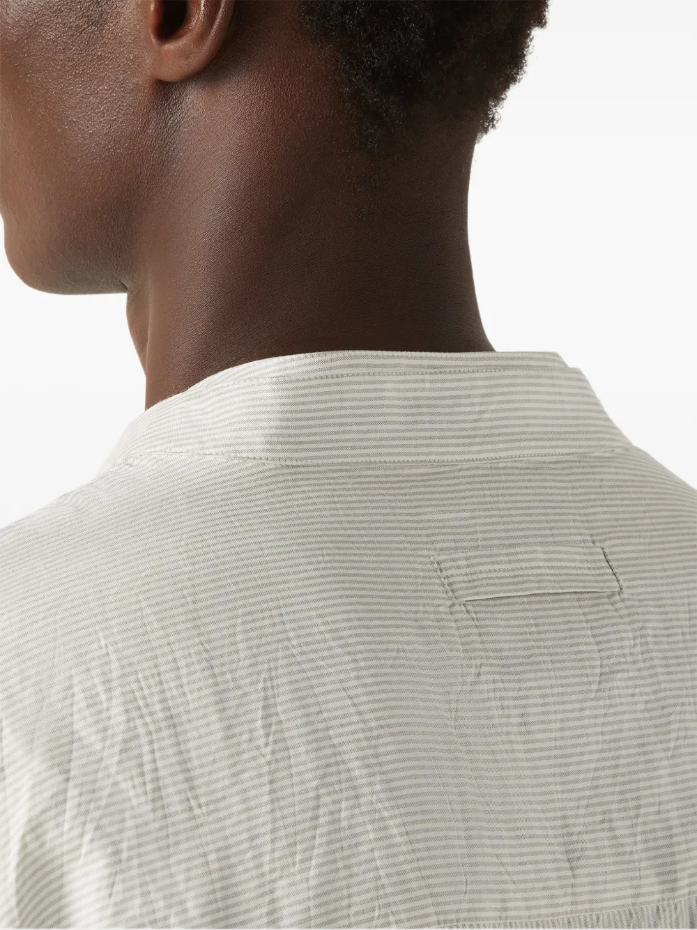 Zegna Gestreept overhemd Wit