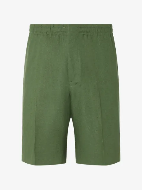 Zegna Oasi Lino elasticated shorts