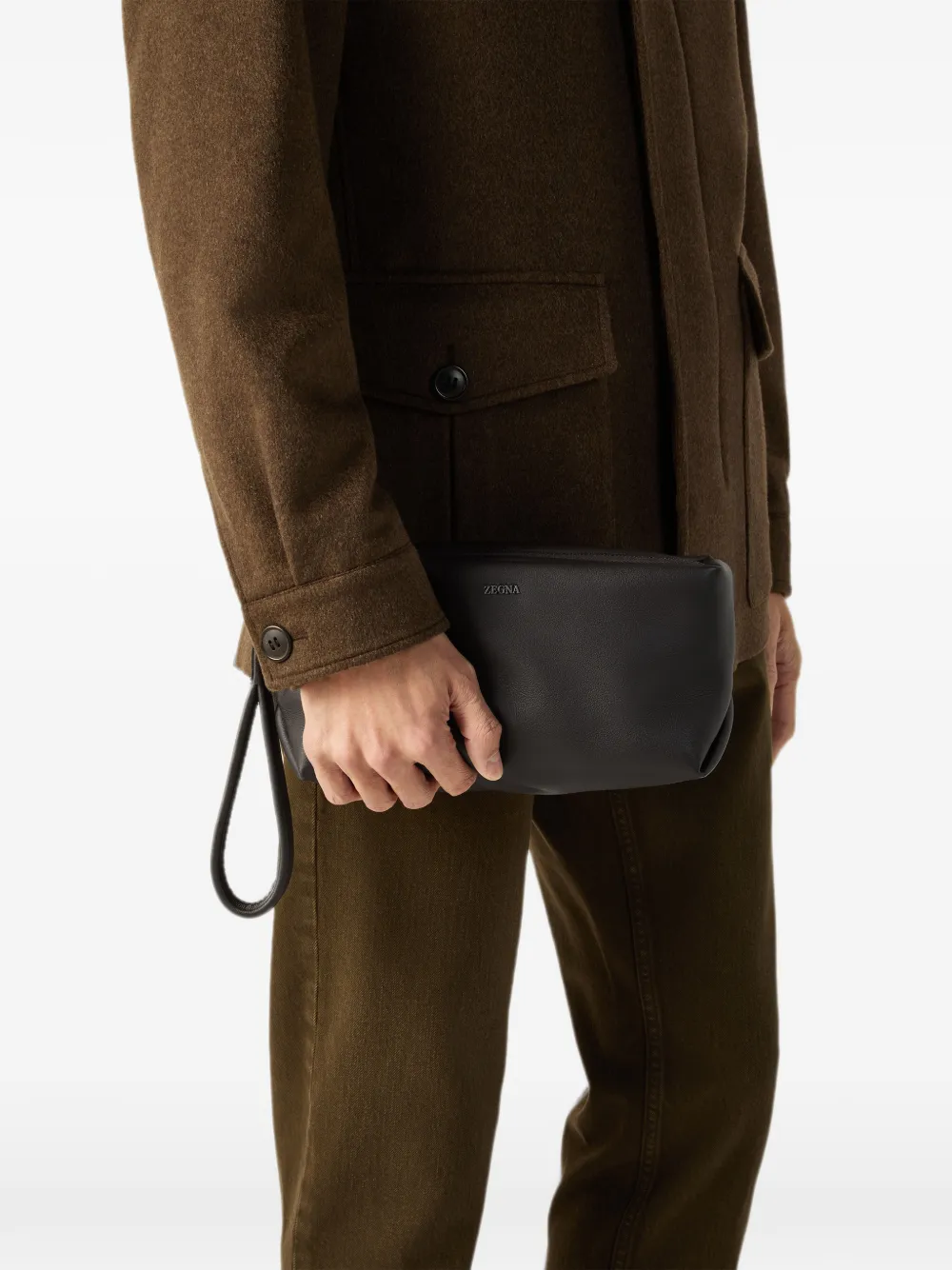Zegna Softy SECONDSKIN tas Bruin