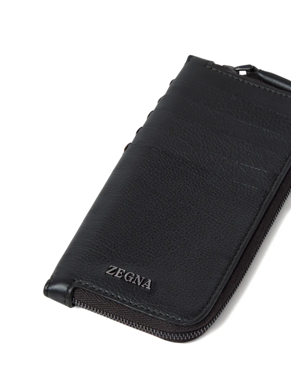 Zegna Secondskin pasjeshouder Blauw