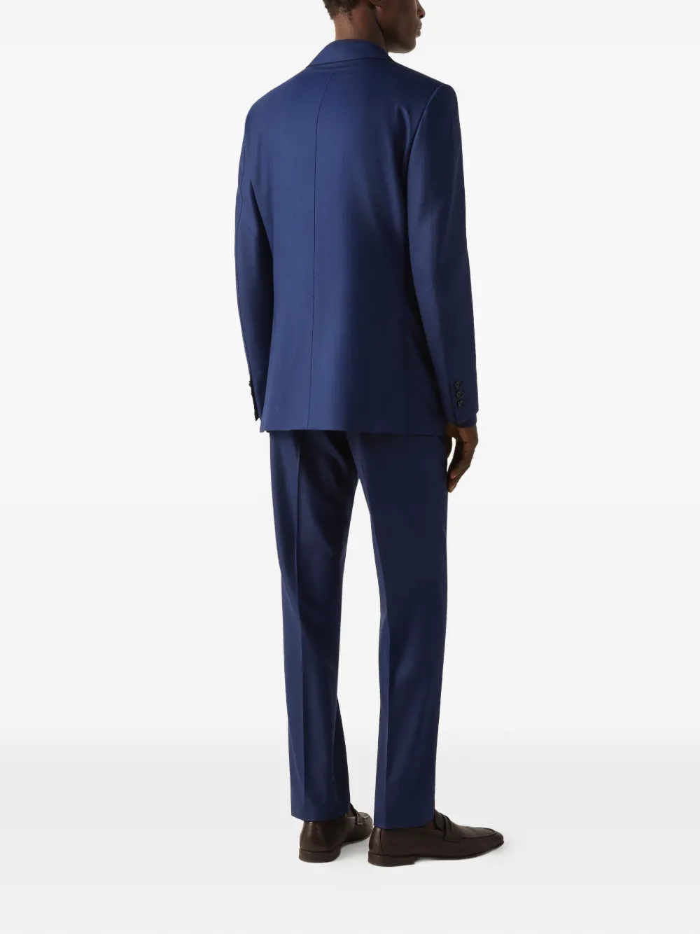  Zegna Centoventimila Checked Wool Suit - Blue 