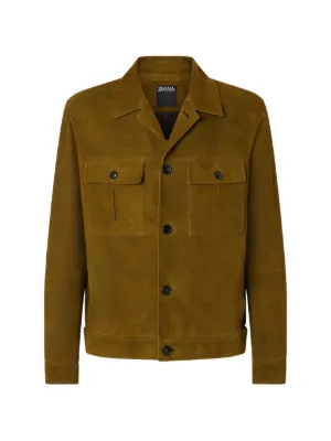 お買い得 高級感溢れる Brioni ブリオーニ スエードジャケット メンズ Brioni スエード ジャケット | ブラウン | FARFETCH JP