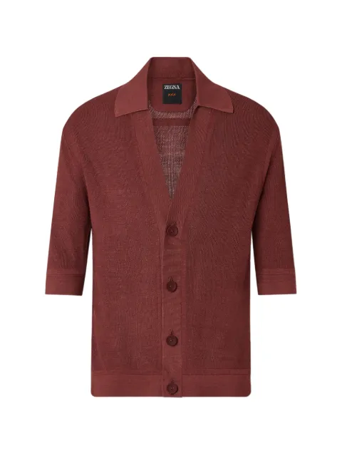 Zegna playera tipo polo Oasi Lino