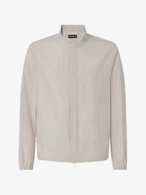 Zegna striped silk jacket
