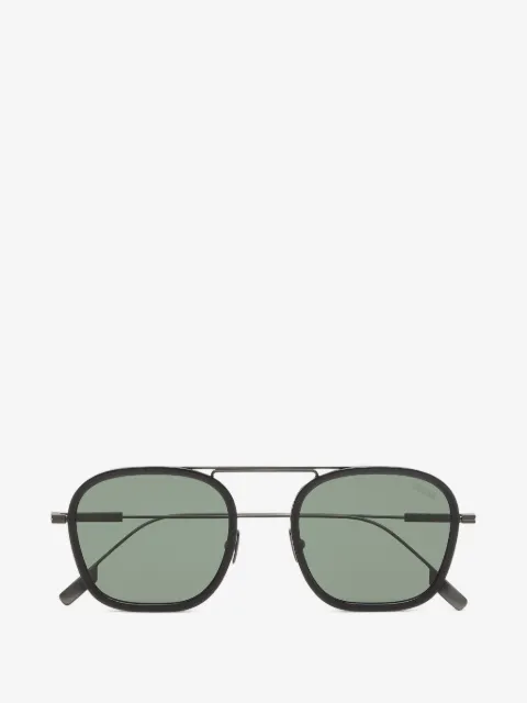 Zegna lunettes de soleil Orizzonte I en titane
