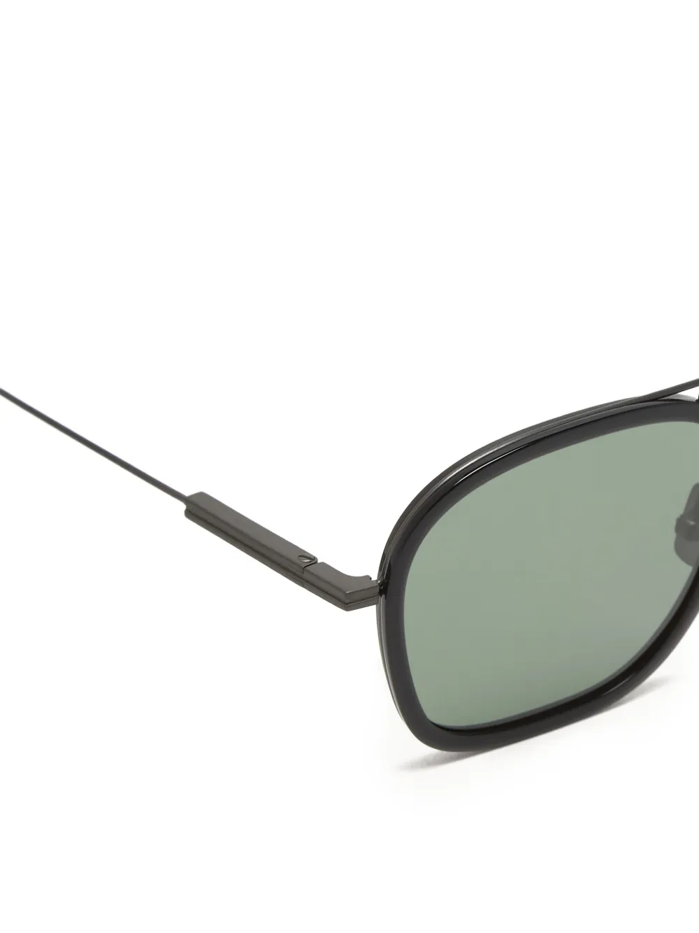 Zegna Orizzonte I titanium zonnebril Grijs