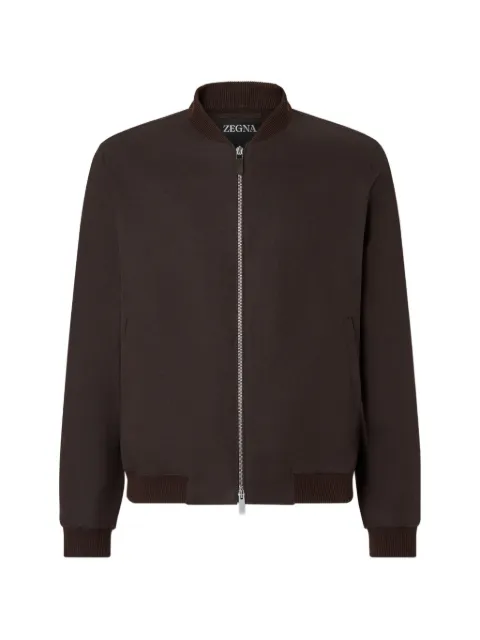 Zegna Oasi Lino bomber jacket