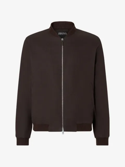 Zegna Oasi Lino bomber jacket