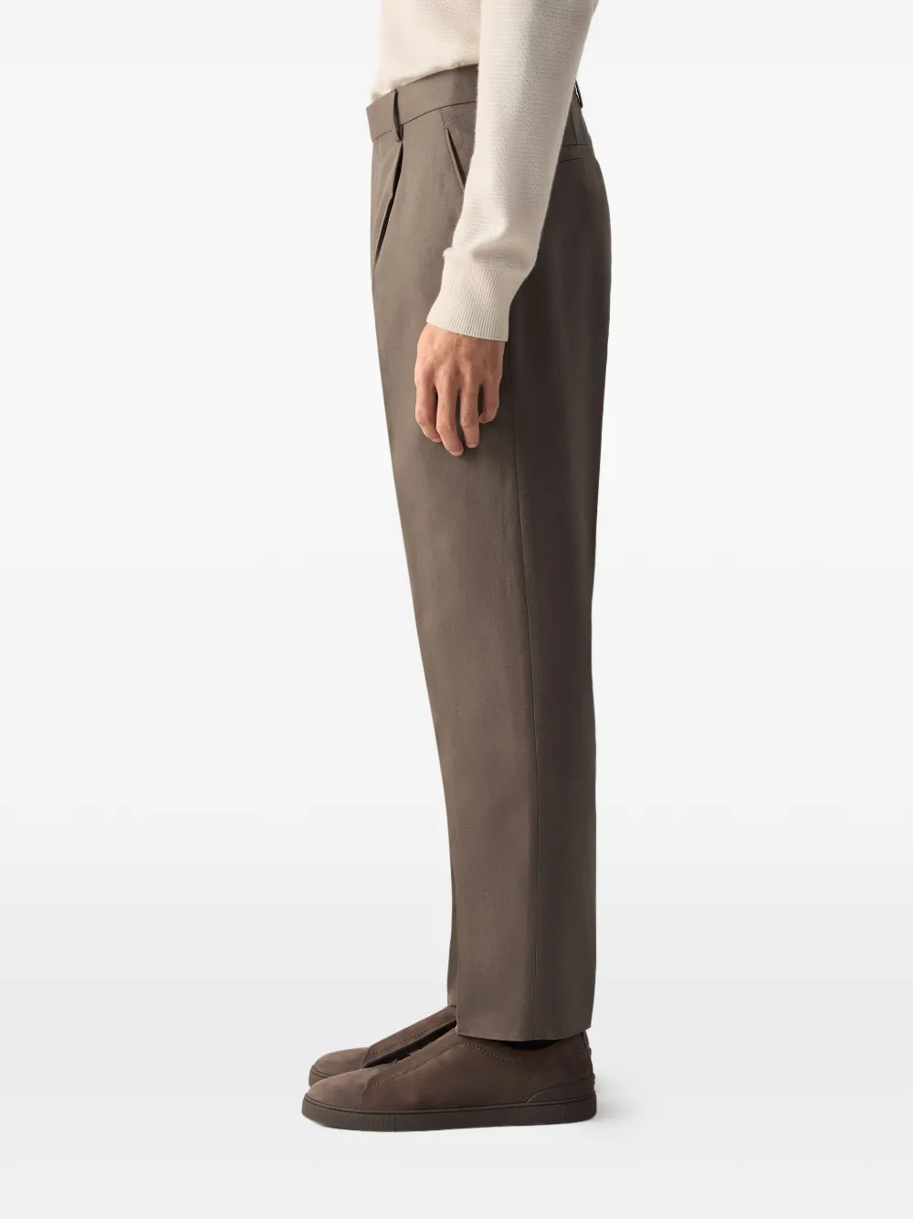 Zegna Plooibroek Grijs