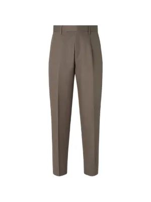 Homme Plissé Issey Miyake プリーツ パンツ | ブラウン | FARFETCH JP