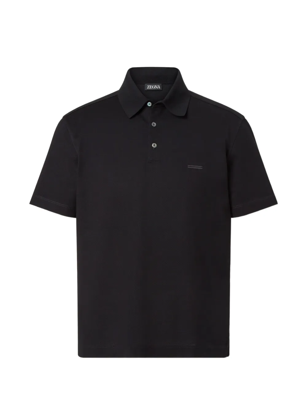 Zegna Polo Oasi a maniche corte - Nero