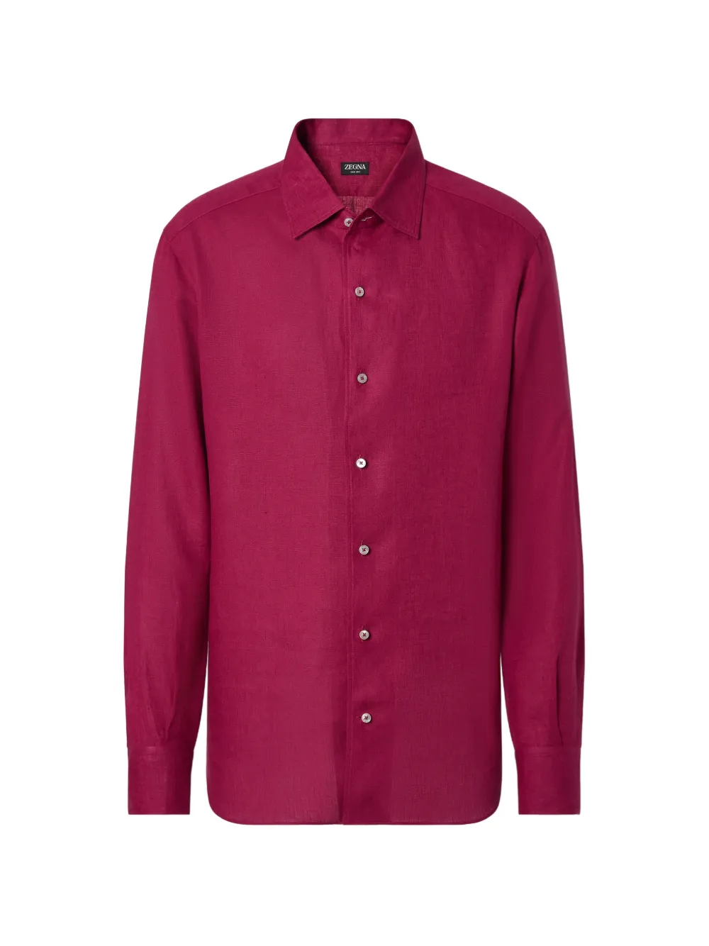 Zegna Camicia Oasi Lino - Rosso
