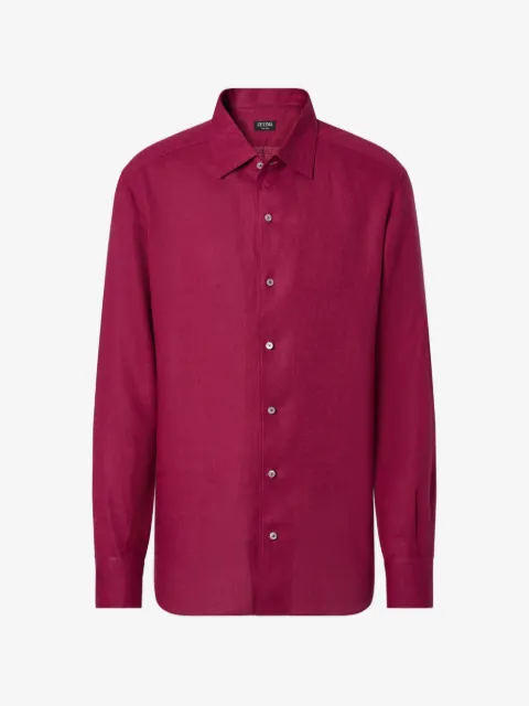 Zegna oasi lino shirt