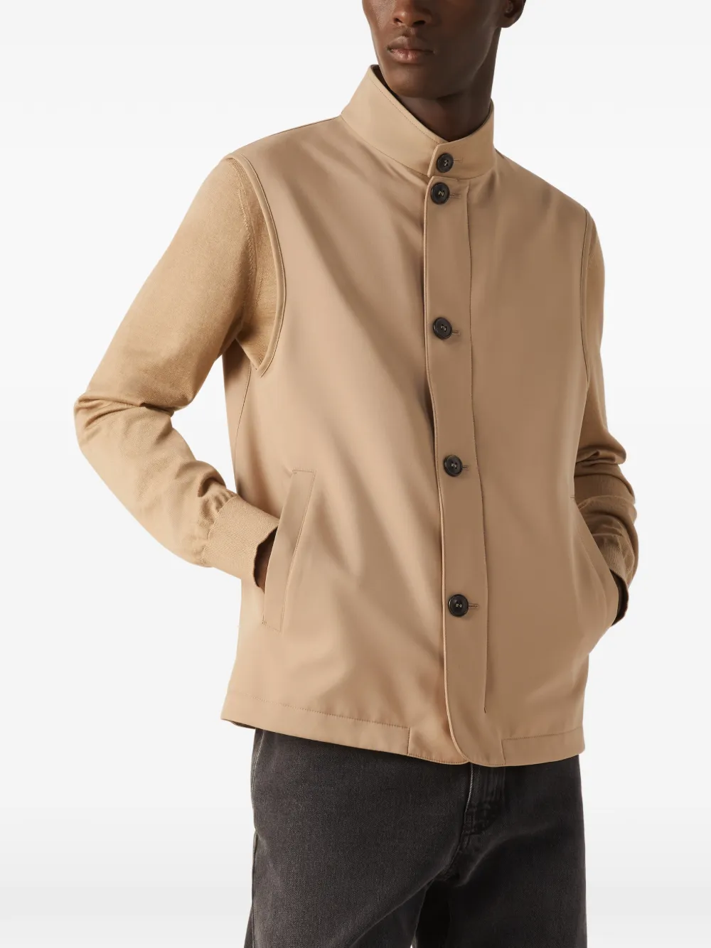 Zegna Button-up gilet Beige