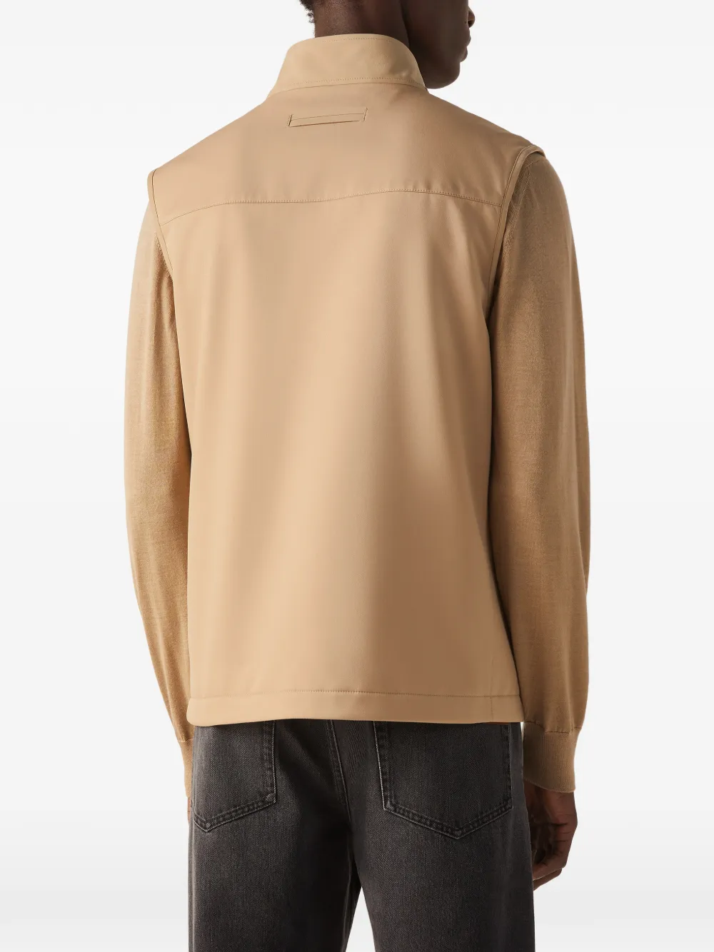 Zegna Button-up gilet Beige