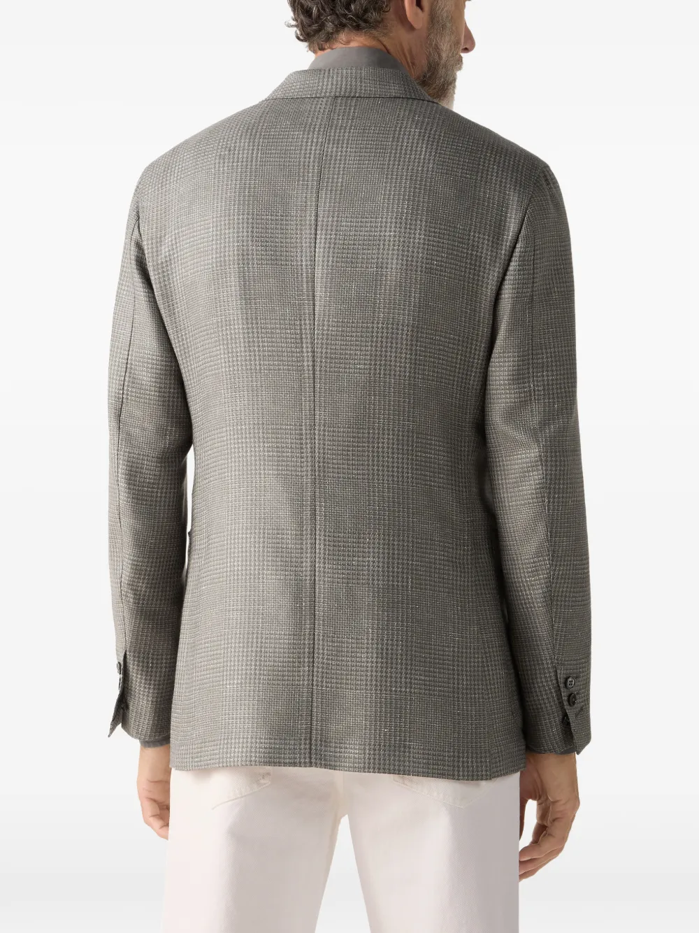 Zegna Jack met patroon Grijs