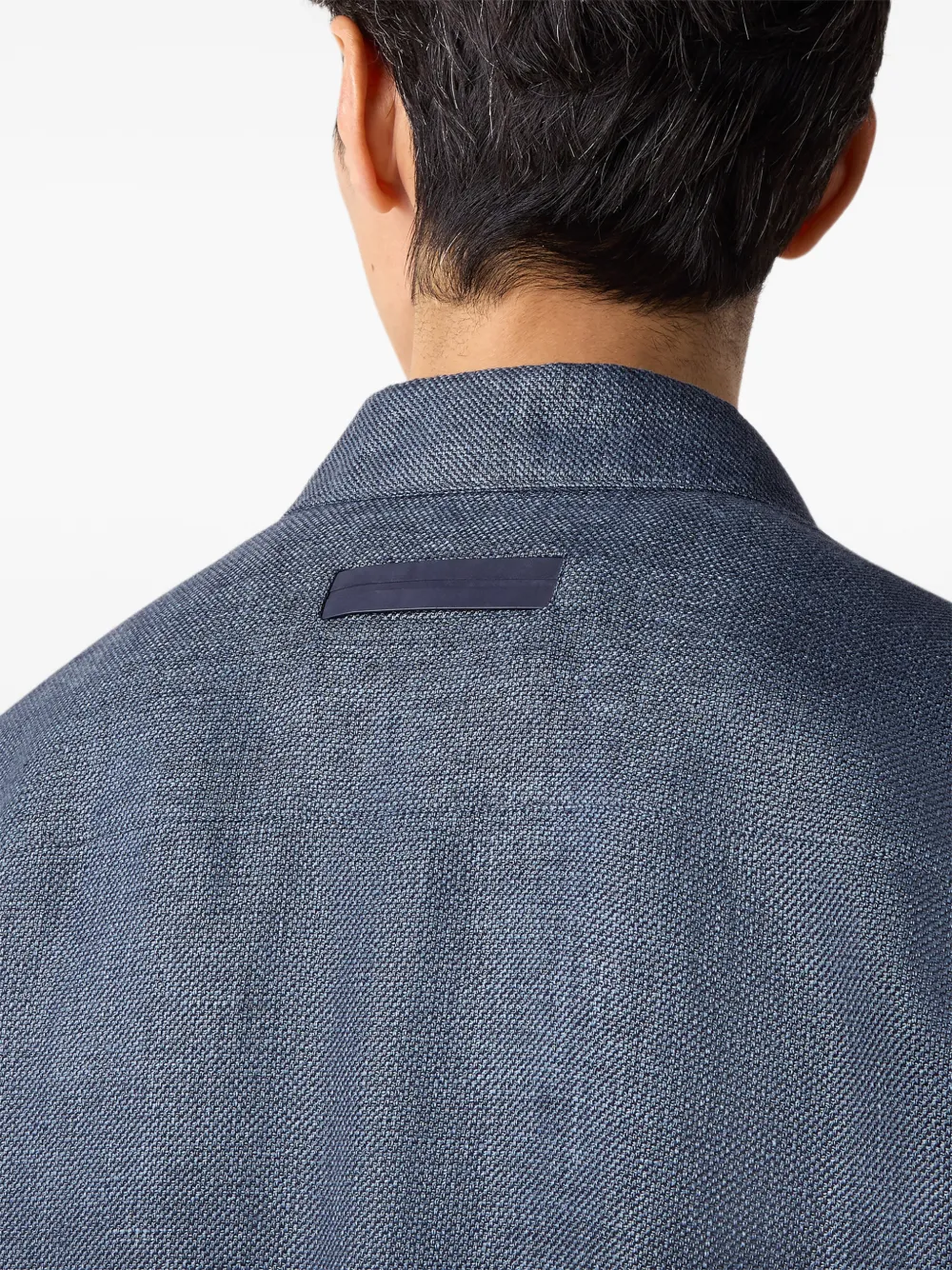 Zegna Shirtjack met knopen Blauw