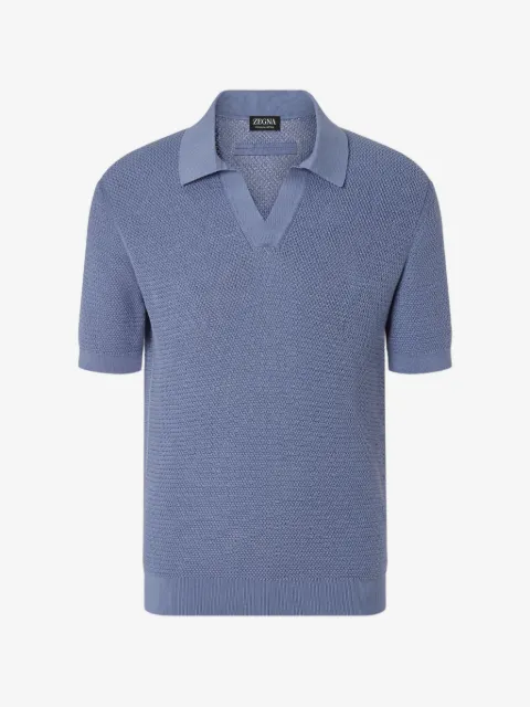 Zegna playera tipo polo con cuello en V
