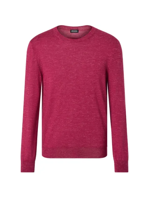 Zegna suéter con cuello redondo