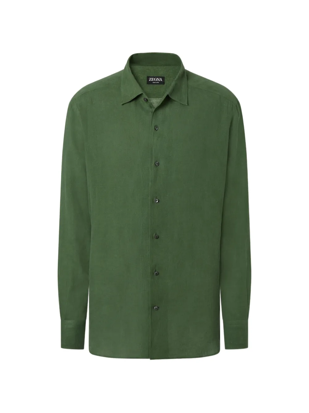 Zegna Camicia Oasi Lino - Verde