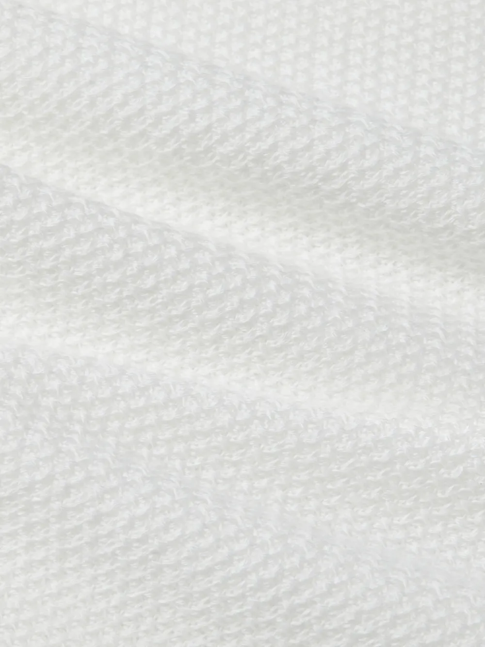 Zegna Oasi katoenen poloshirt met V-hals Wit