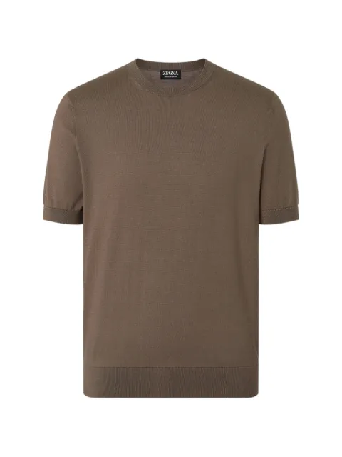 Zegna playera de algodón