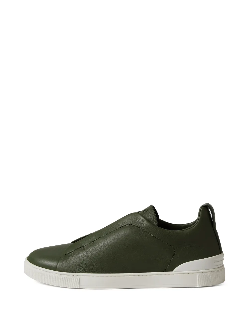 Zegna Triple-Stitch Sneakers - Grün