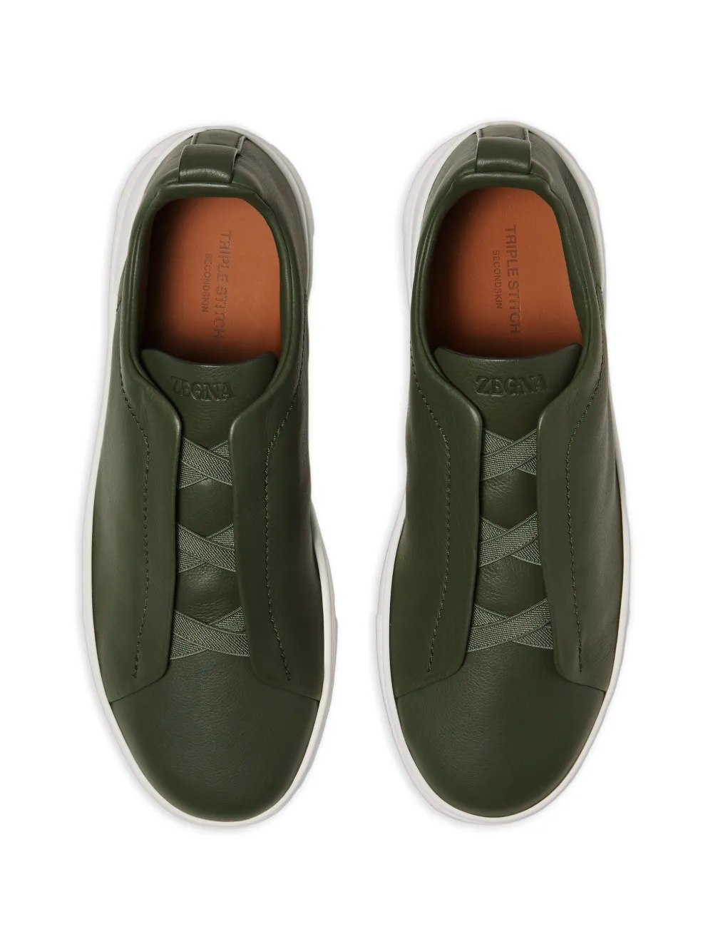 Zegna Triple-Stitch™ sneakers Groen