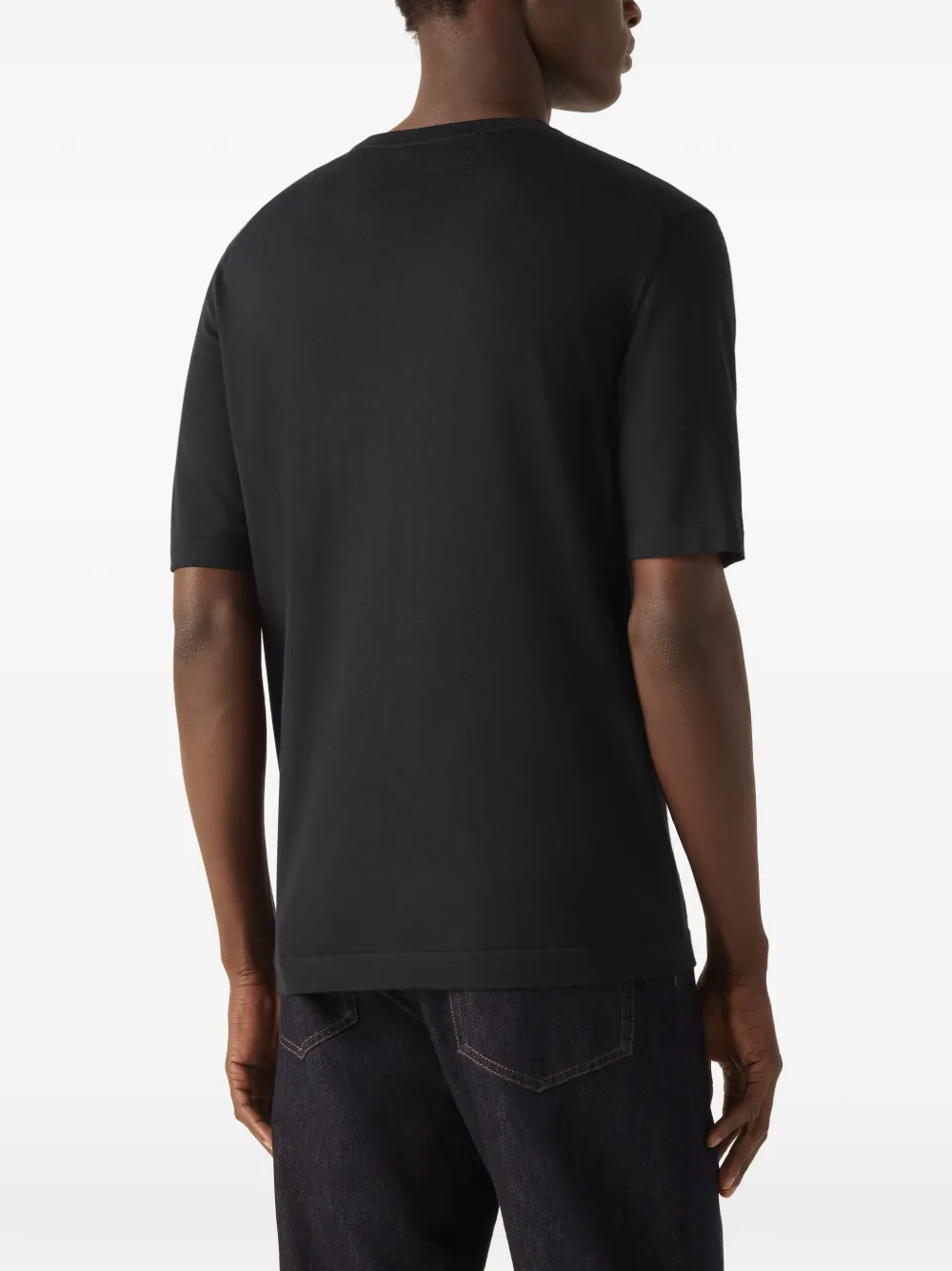 Zegna T-shirt Zwart