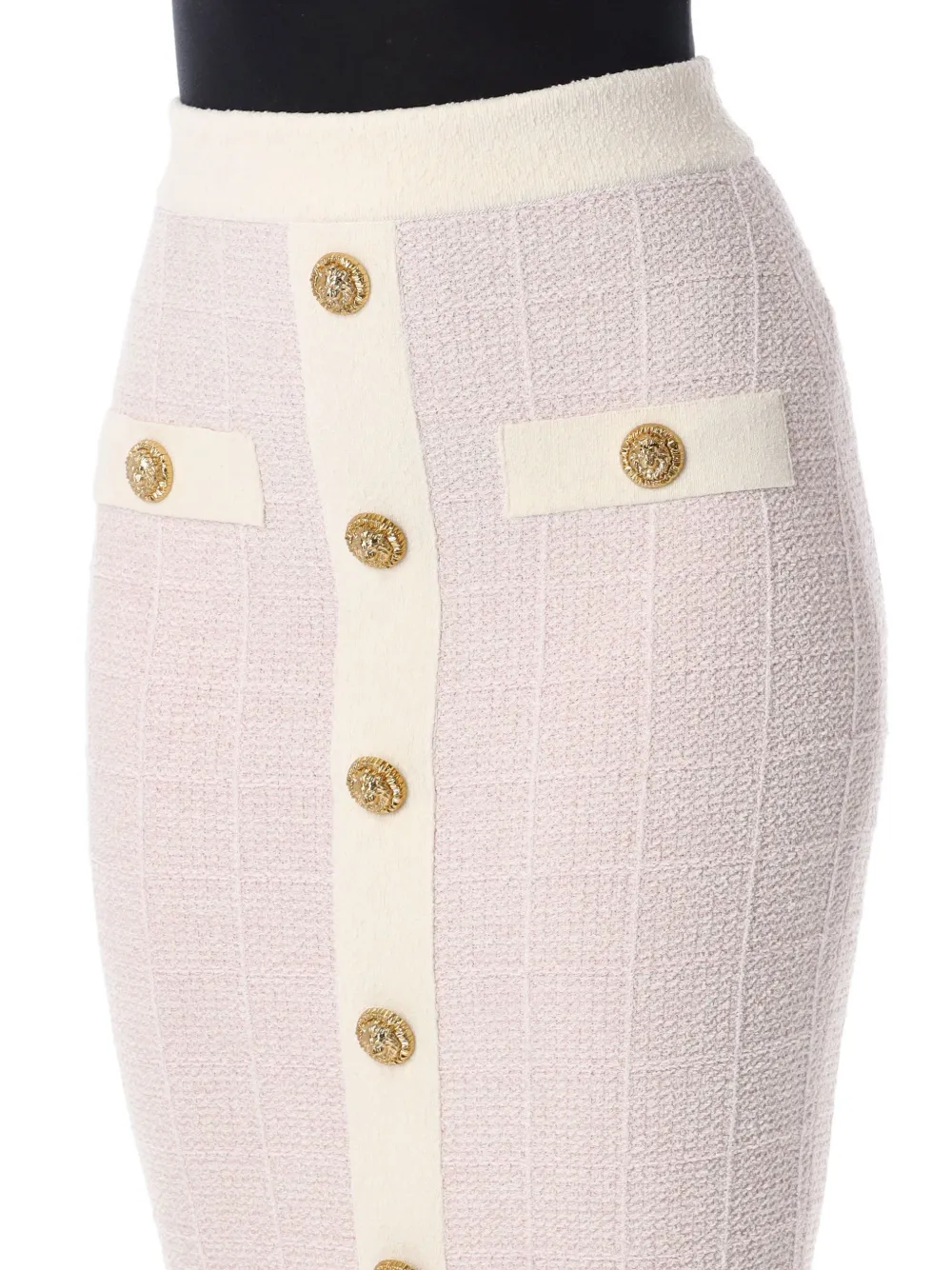 Balmain ボタンディテール スカート | ピンク | FARFETCH JP