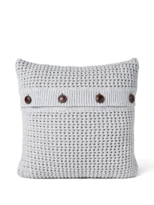 Brunello Cucinelli ribbed-knit zip-fastening Cushion (40cm x 40cm