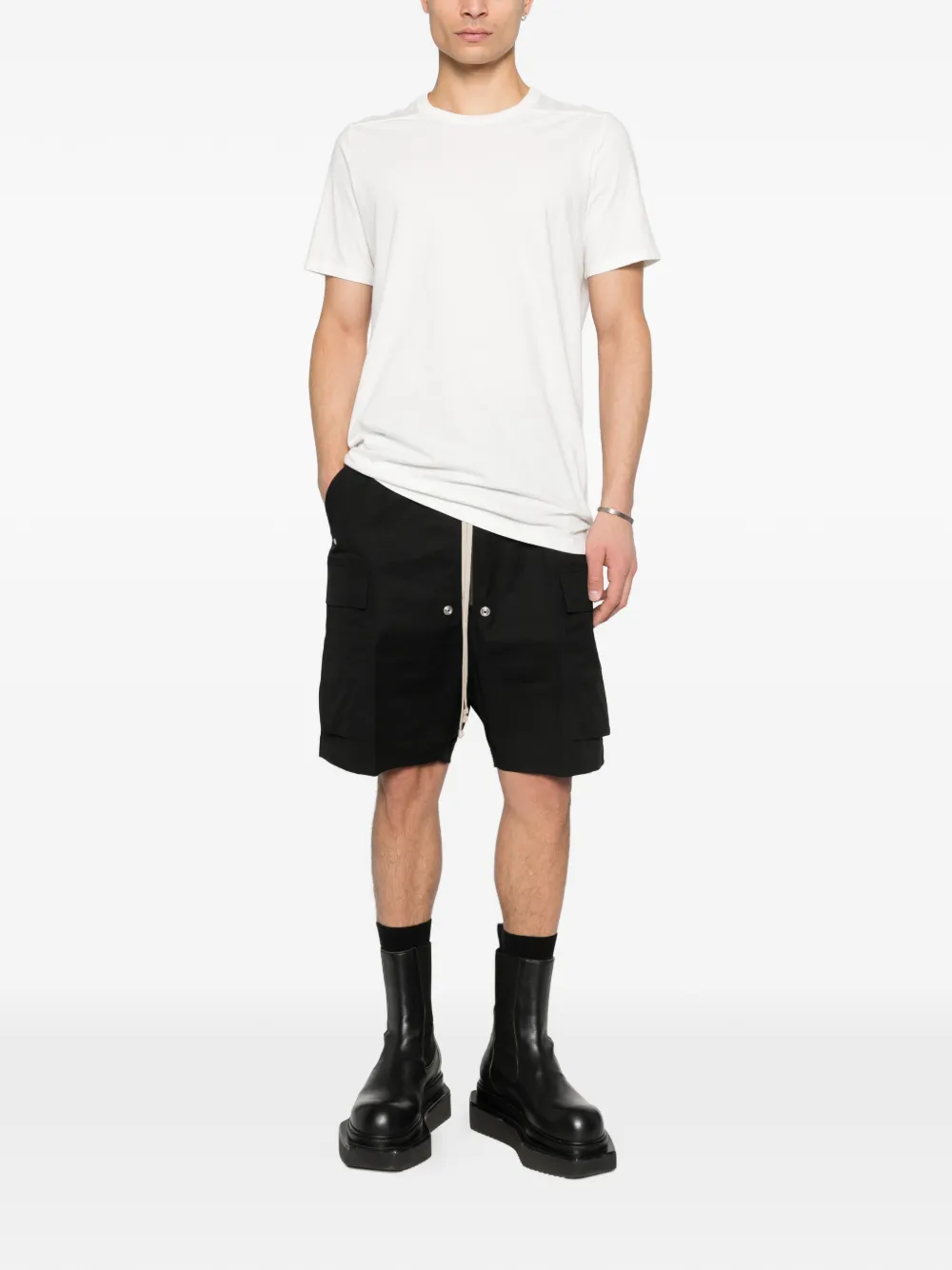 Rick Owens Cargobela shorts - Zwart