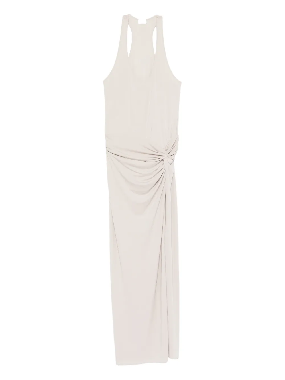 THE ANDAMANE Juno twisted maxi dress - Nude