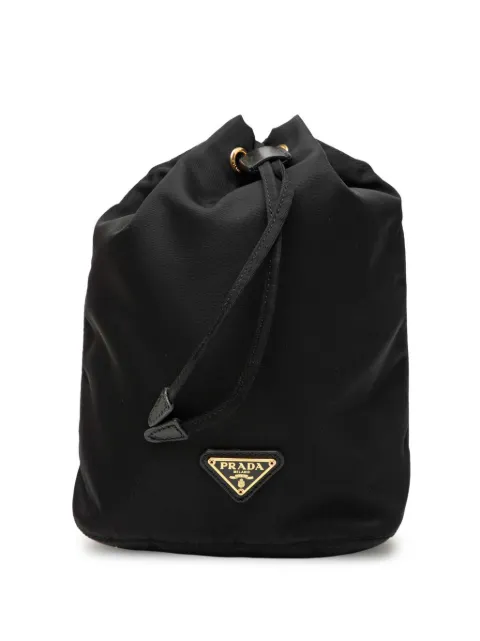 Prada Pre-Owned 2000-2013 Tessuto Drawstring Pouch bucket bag
