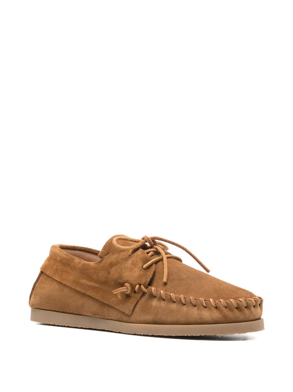 ISABEL MARANT laced boat shoes - Bruin