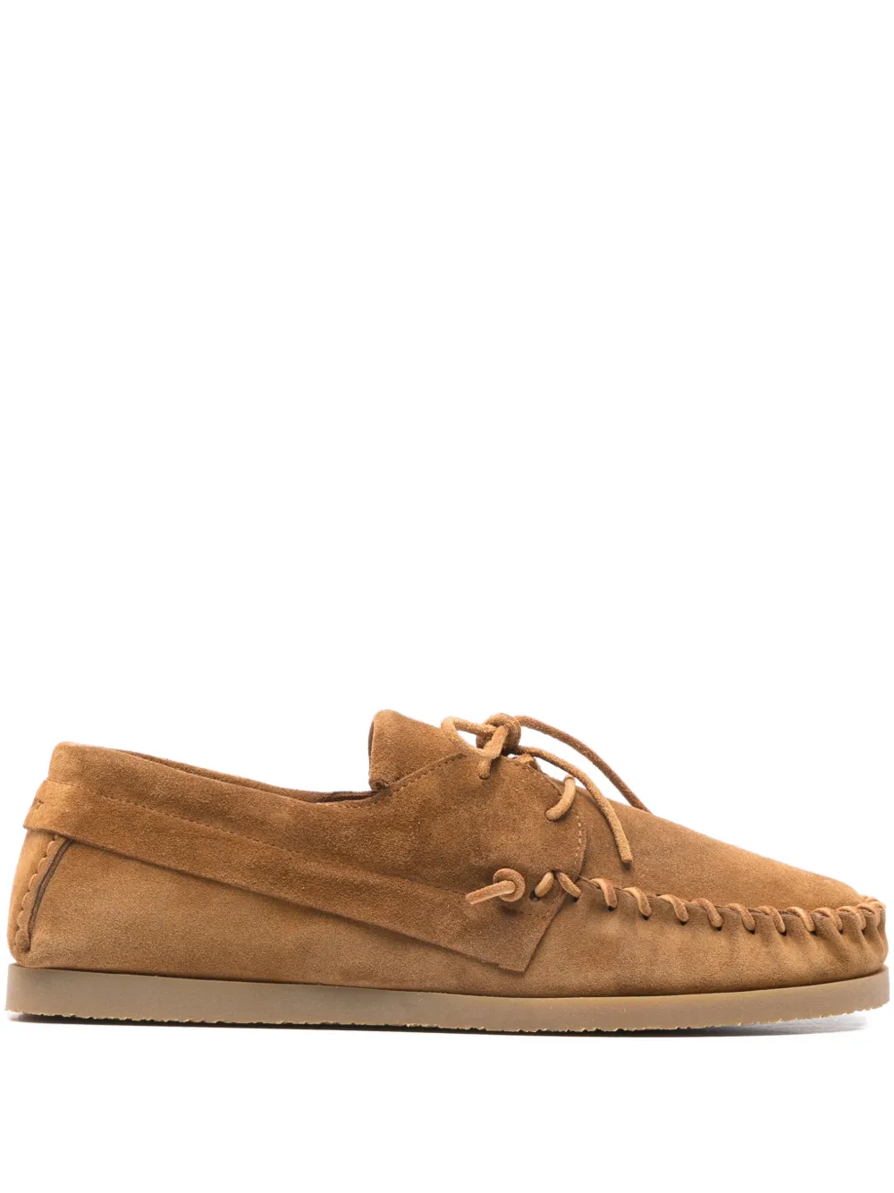 ISABEL MARANT laced boat shoes | Brown | Image 1