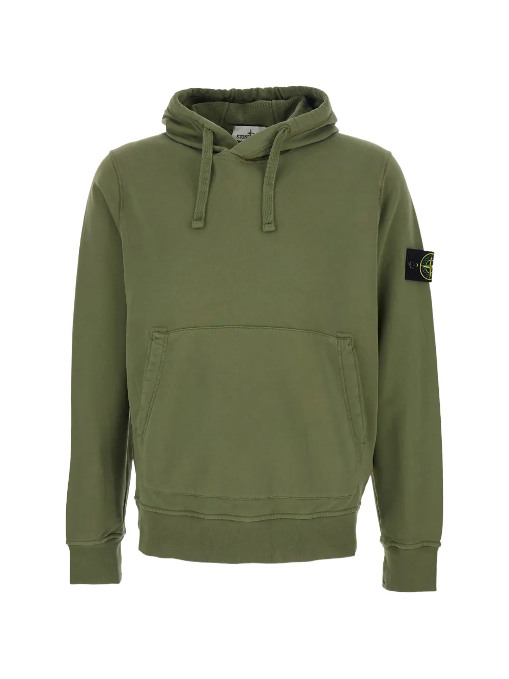 Stone Island pouch pocket hooded sweatshirt - Verde