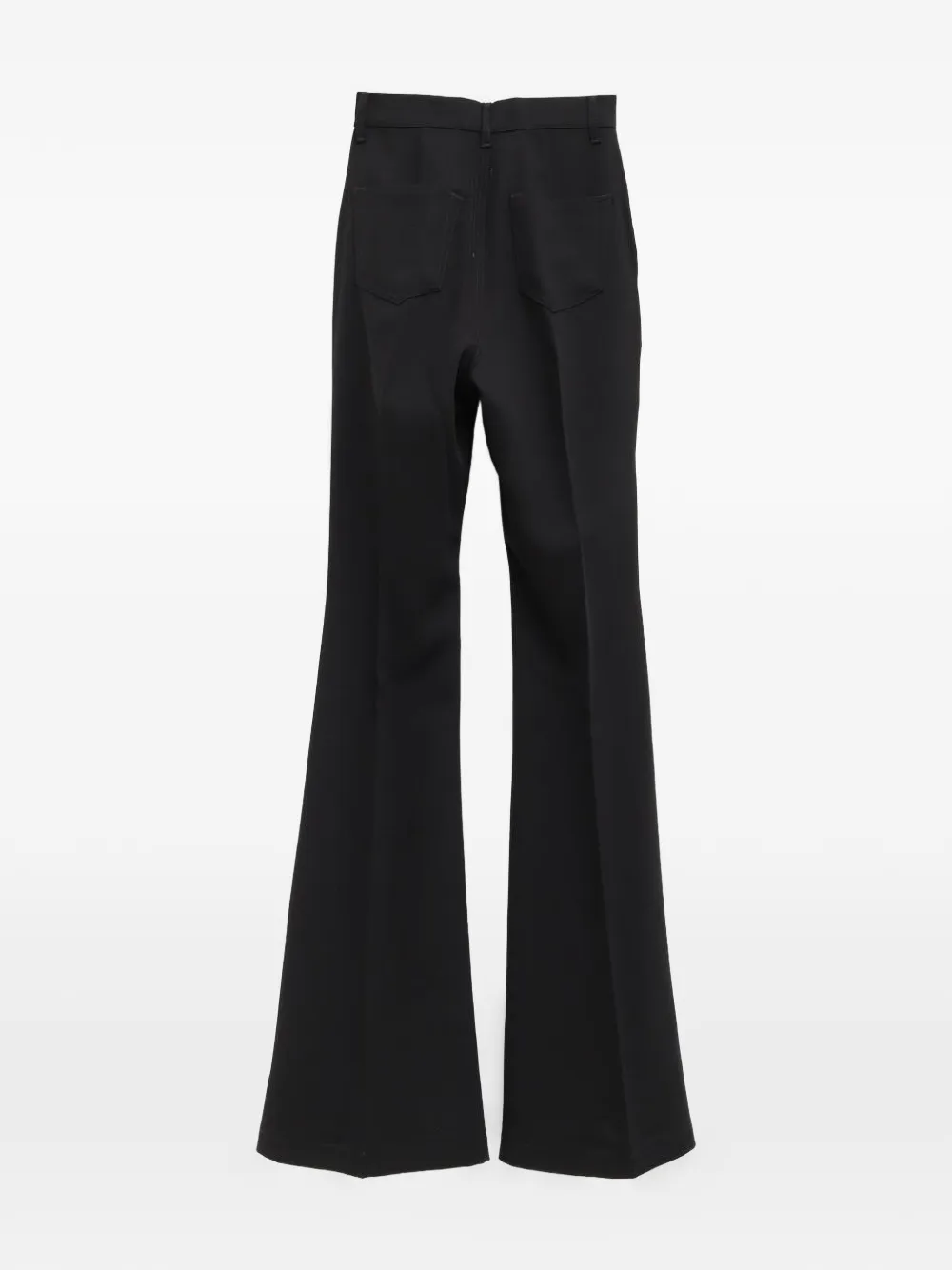 Rick Owens Temple flared trousers - Zwart