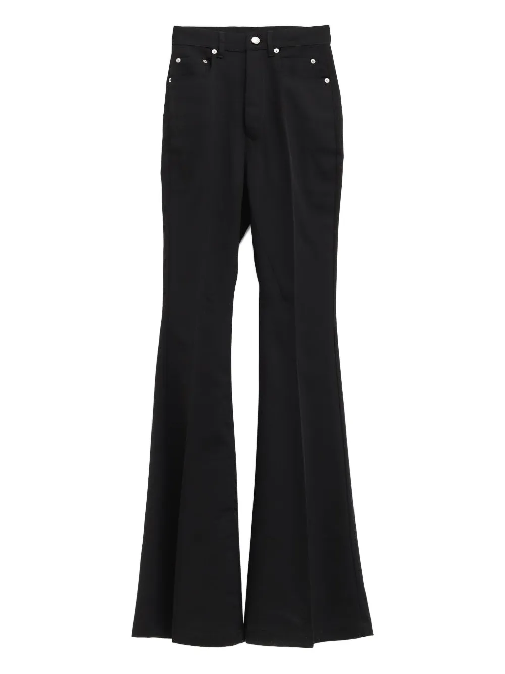 Rick Owens Temple flared trousers - Schwarz