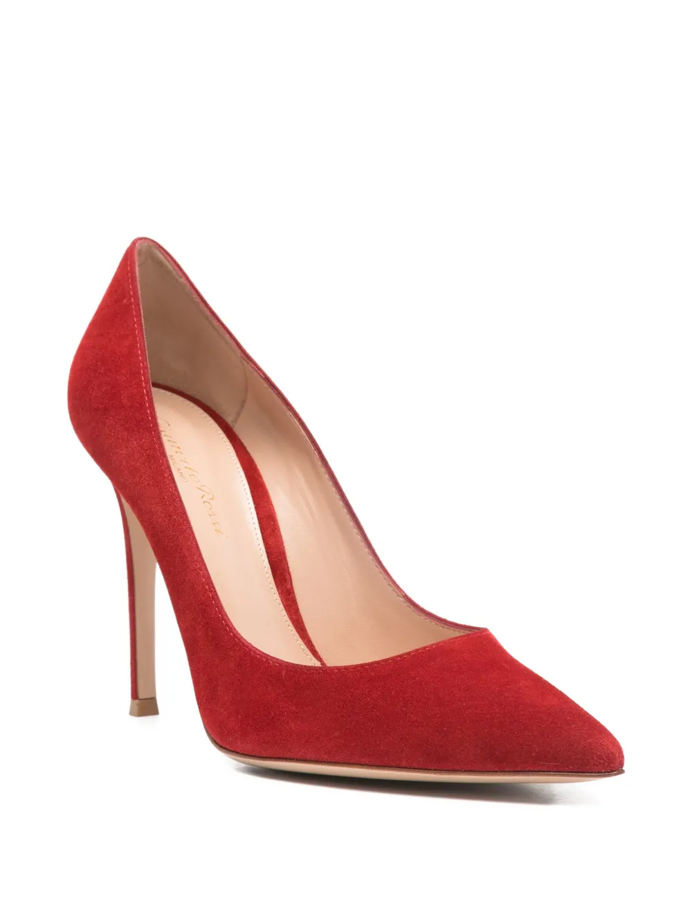 Gianvito Rossi Pumps met puntige neus Rood