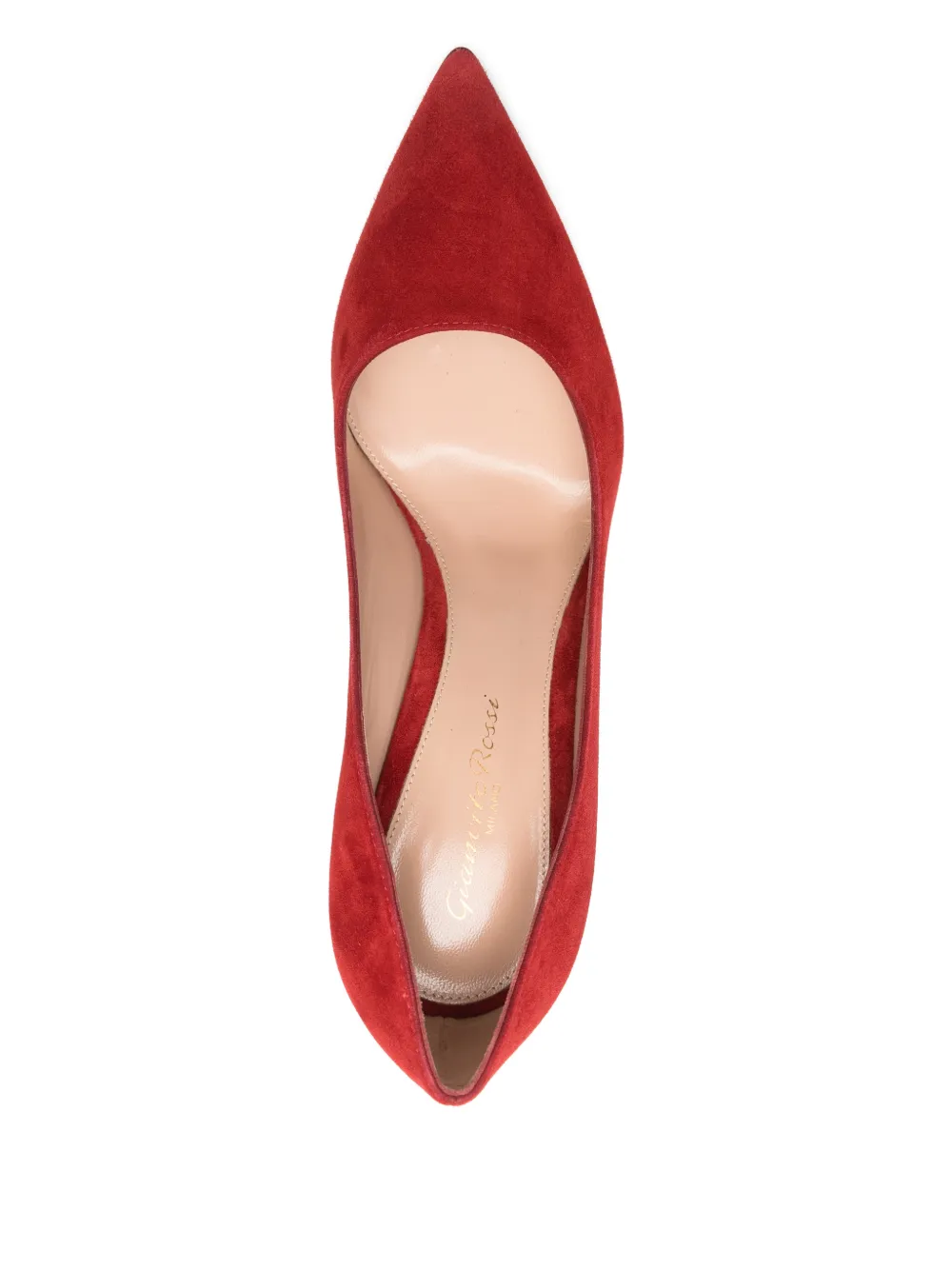 Gianvito Rossi Pumps met puntige neus Rood