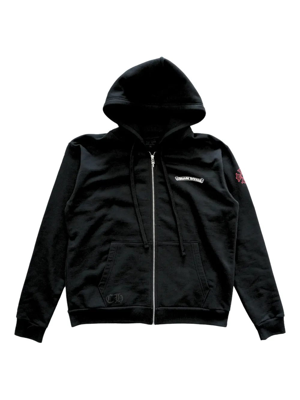 Chrome Hearts NYC zip up hoodie - Nero