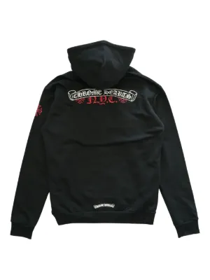 Chrome Hearts NYC ジップアップ パーカー | ブラック | FARFETCH JP