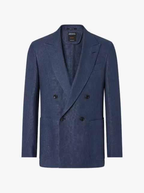 Zegna crossover linen jacket